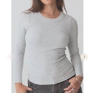 Crew Neck Long Sleeve Brami (Full Length)